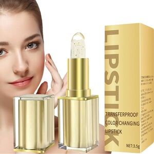 10/$13 Light Pink Color Changing Lipstick Gold Case